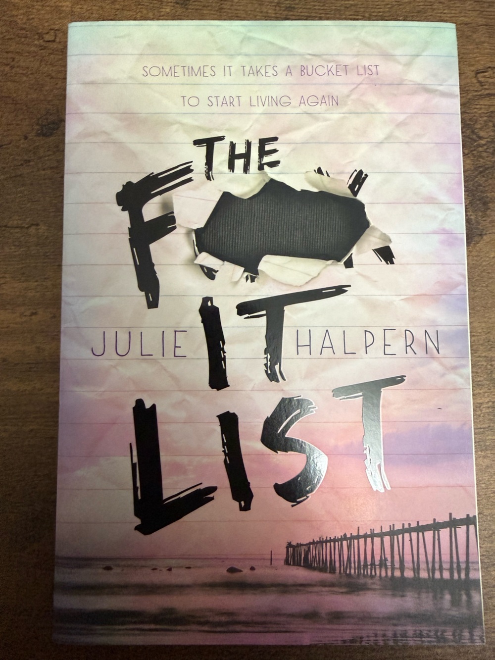 💚4/$20 The F*** It List by Julie Halpern - Softcover Novel